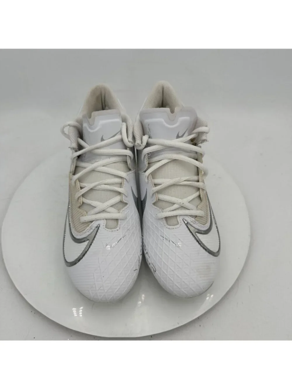 Nike Vapor Edge Elite 360 2 Men Size 7 DA5457-100 White Silver Soccer Shoes
